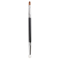 Classic Black Double-ended Sponge-tipped Fiber-hair Concealer Brush