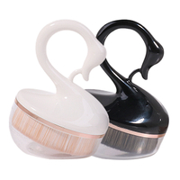 Swan Shape Handle Nail Brush Manicure Makeup Nail Cleaning Brushes